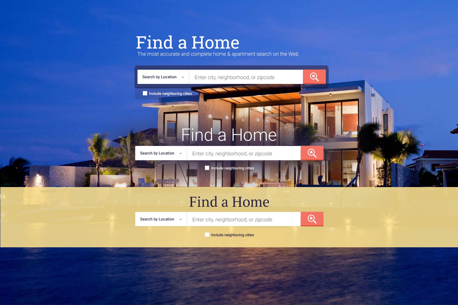 Find a home search, Real estate platform